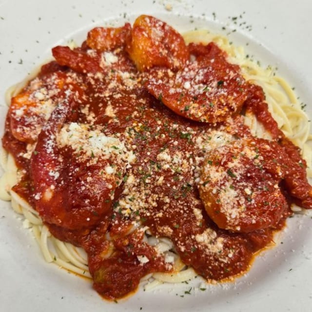 Shrimp Marinara.