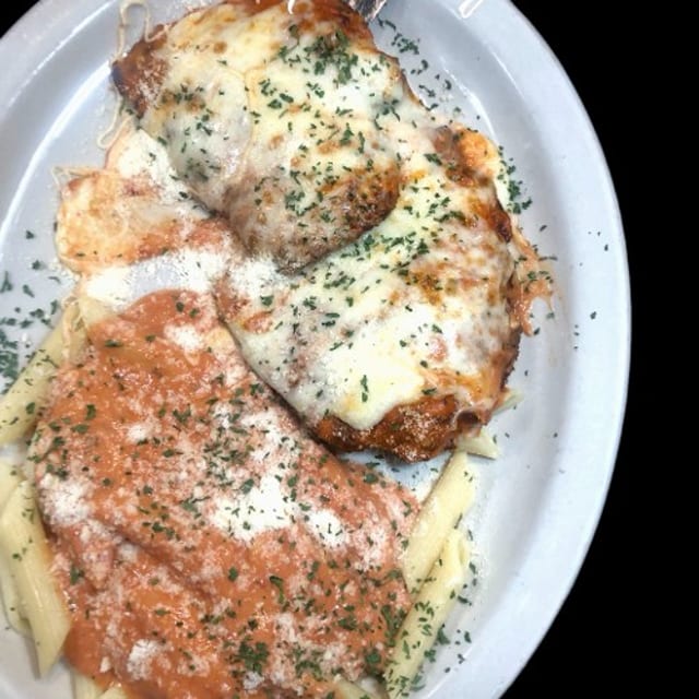 Chicken Parmigiana.