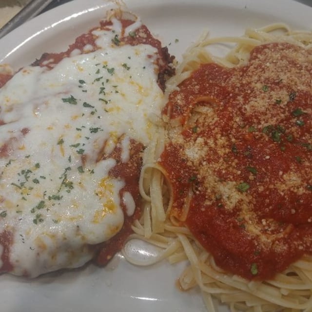Veal Parmigiana.
