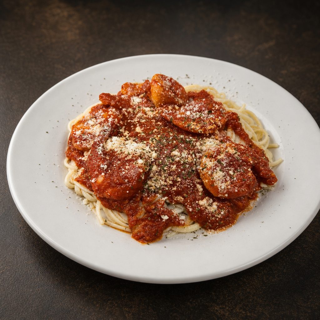 Shrimp Marinara.