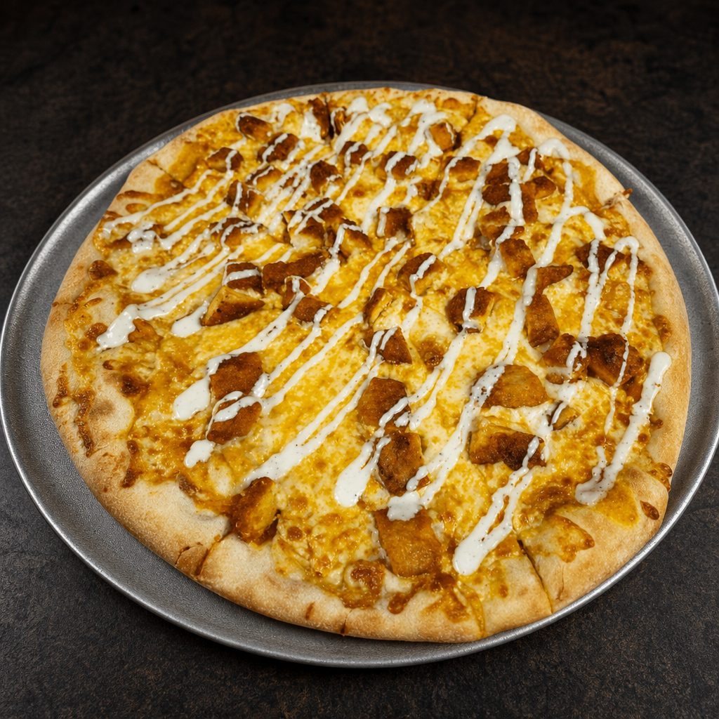 Buffalo Chicken Pizza Small 12" Hand Tossed.
