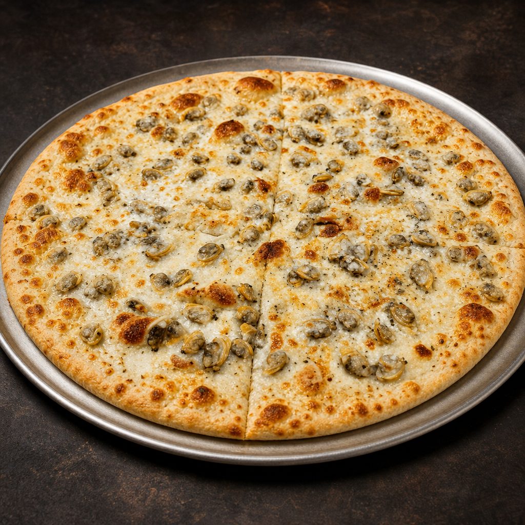 White Clam Pizza 16" Hand Tossed.