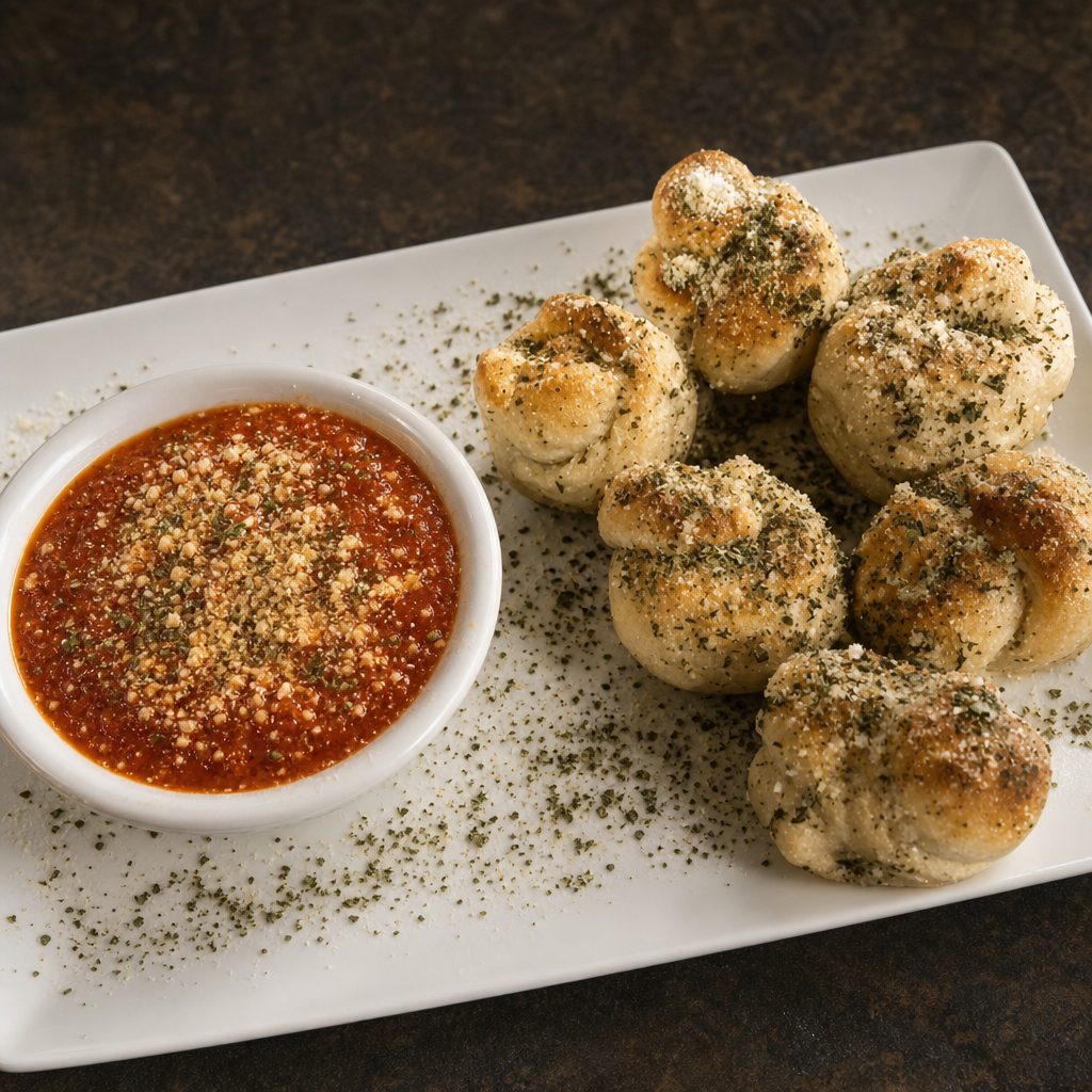 Homemade Garlic Knots.