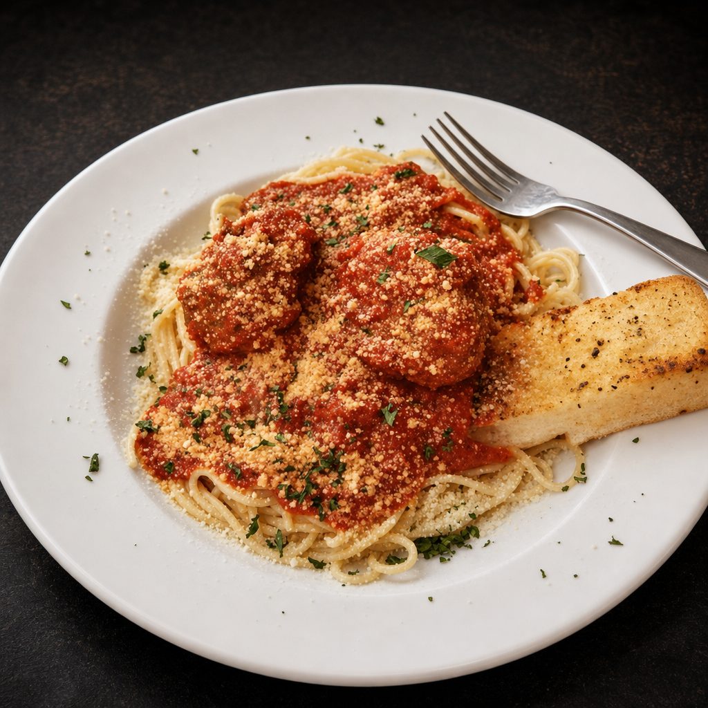 Meatballs Pasta.