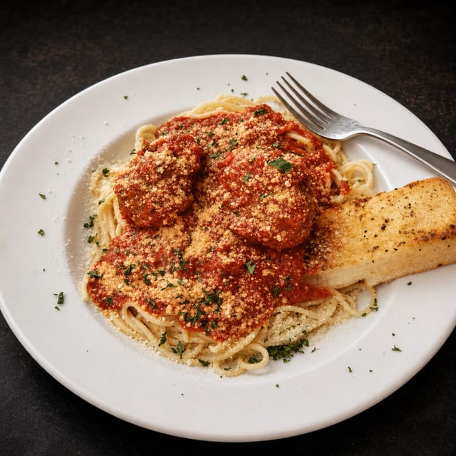 Meatballs Pasta.